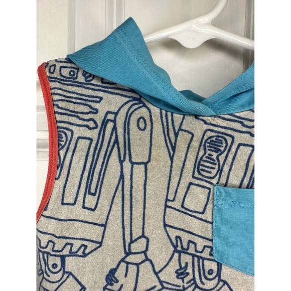 Rags Star Wars R2D2 Hooded Romper Size 12-18 Months Baby Boy Girl One Piece - Picture 2 of 5